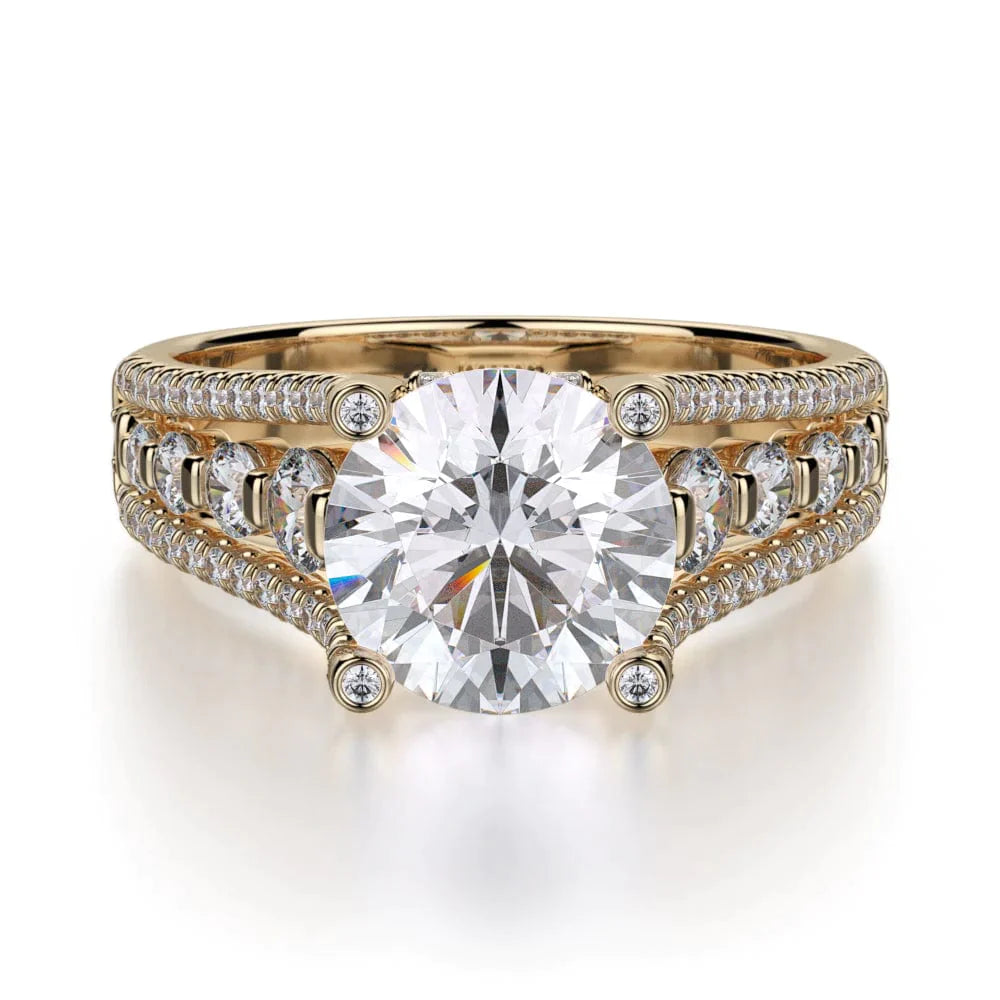 MICHAEL M Engagement Rings 18K Yellow Gold Stella R306S-1.5 R306S-1.5YG