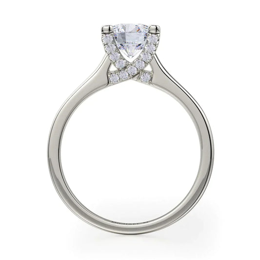 Michael M Solitaire Round Engagement Ring