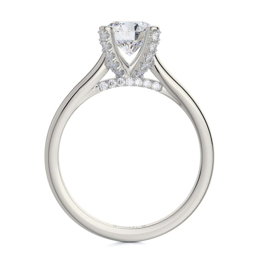 Michael M Solitaire Round Engagement Ring