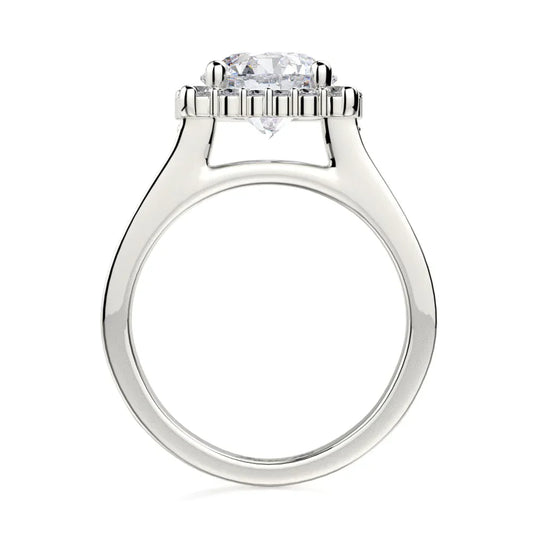 Michael M Prong Round Engagement Ring