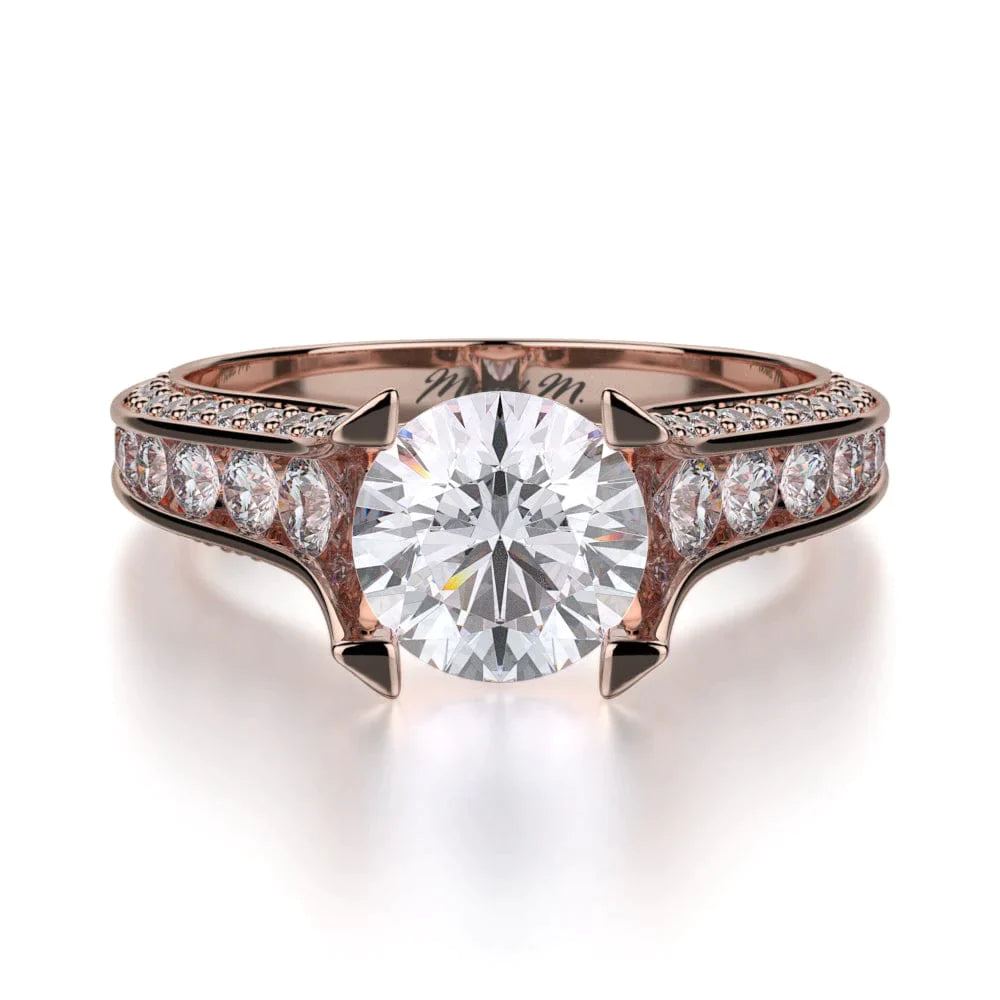 MICHAEL M Engagement Rings Rose Gold Strada R678-1.5 R678-1.5RG