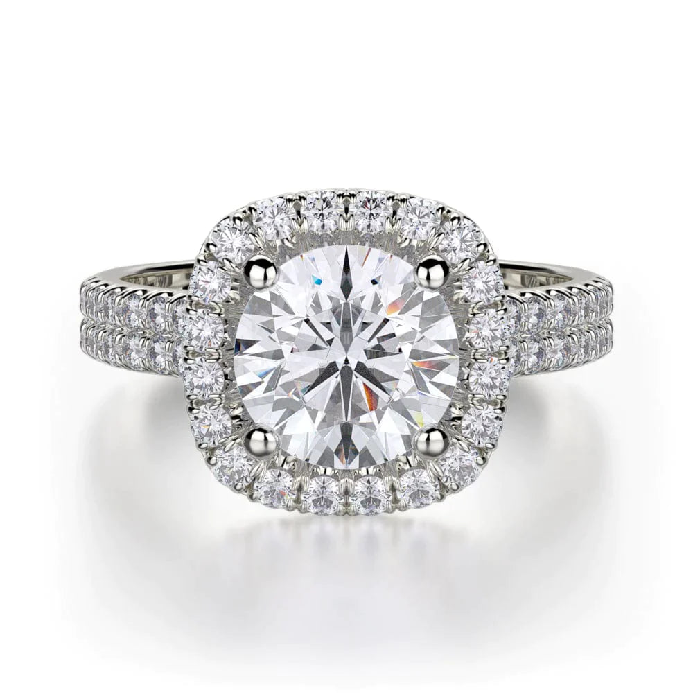 MICHAEL M Engagement Rings White Gold Europa R683-1.5 R683-1.5WG