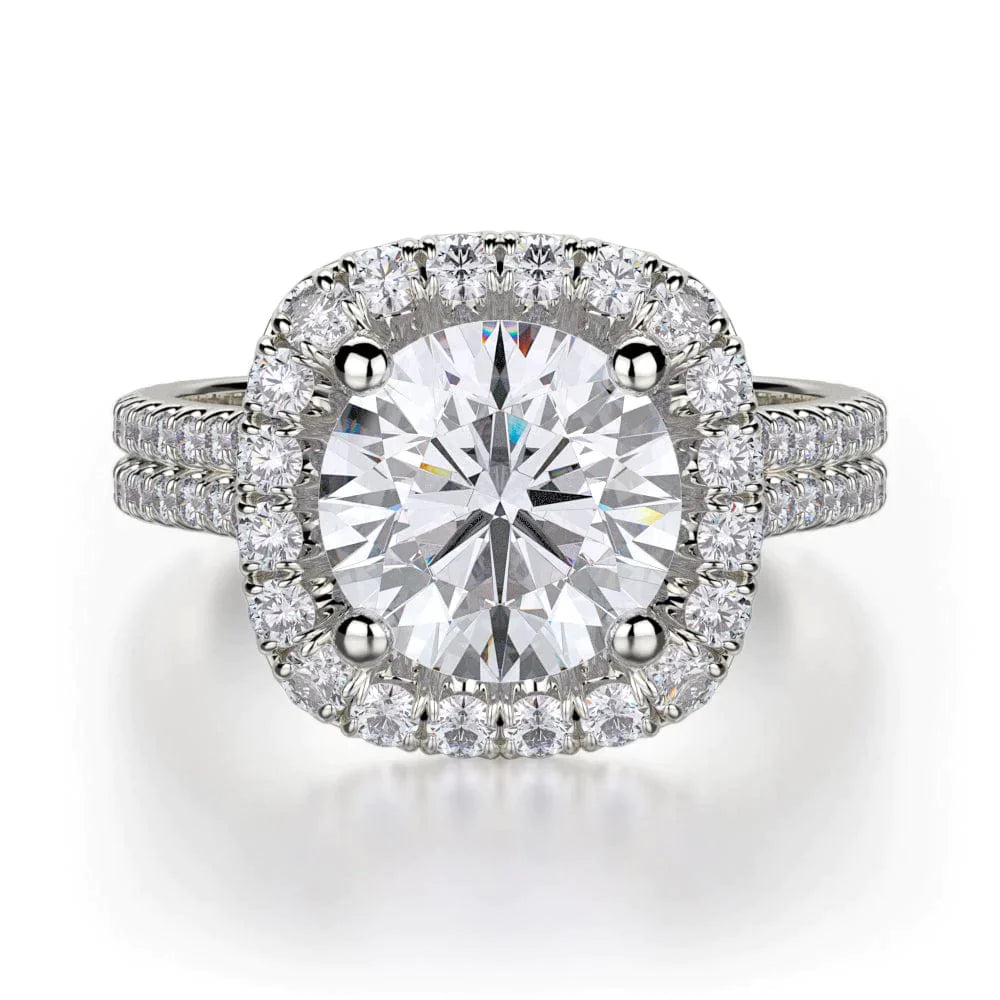 MICHAEL M Engagement Rings White Gold Europa R688-1.5 R688-1.5WG