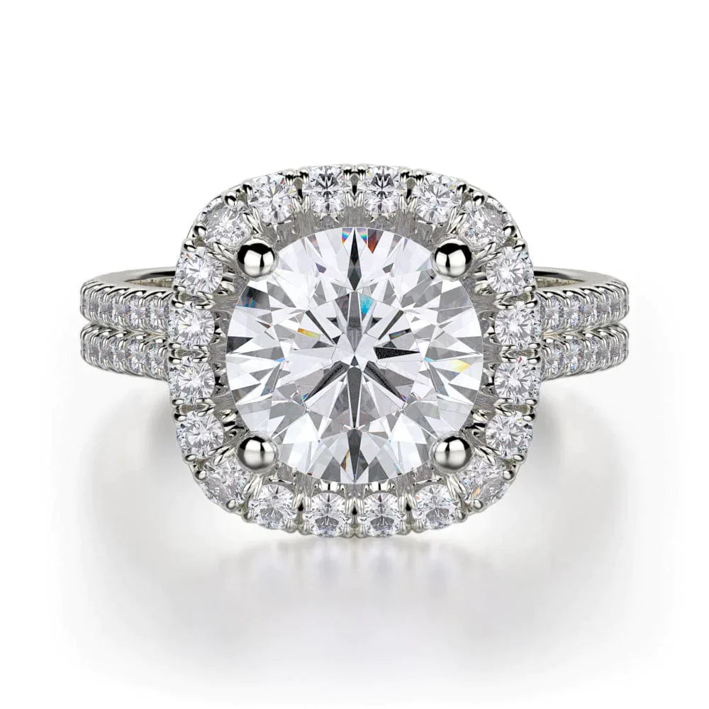 MICHAEL M Engagement Rings White Gold Europa R688-1.5 R688-1.5WG