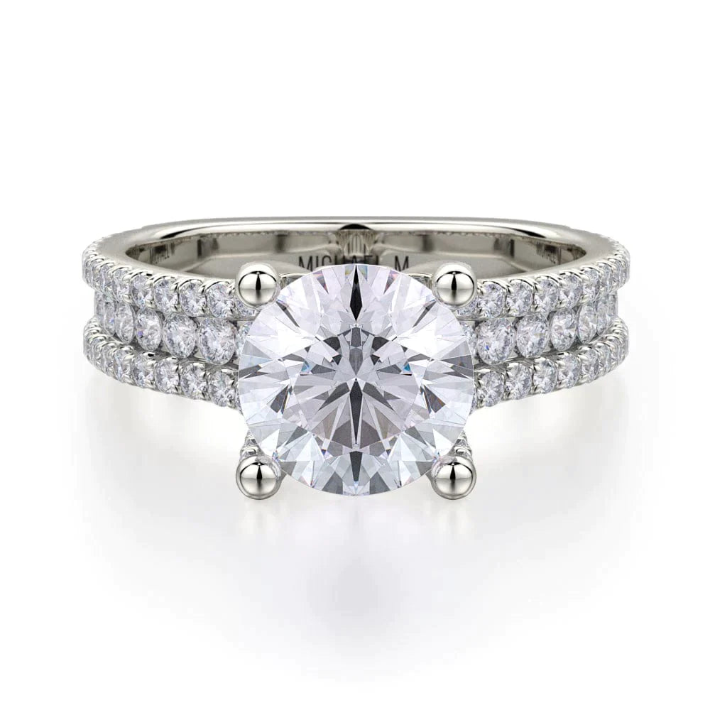 MICHAEL M Engagement Rings White Gold Strada R671-1.5 R671-1.5WG
