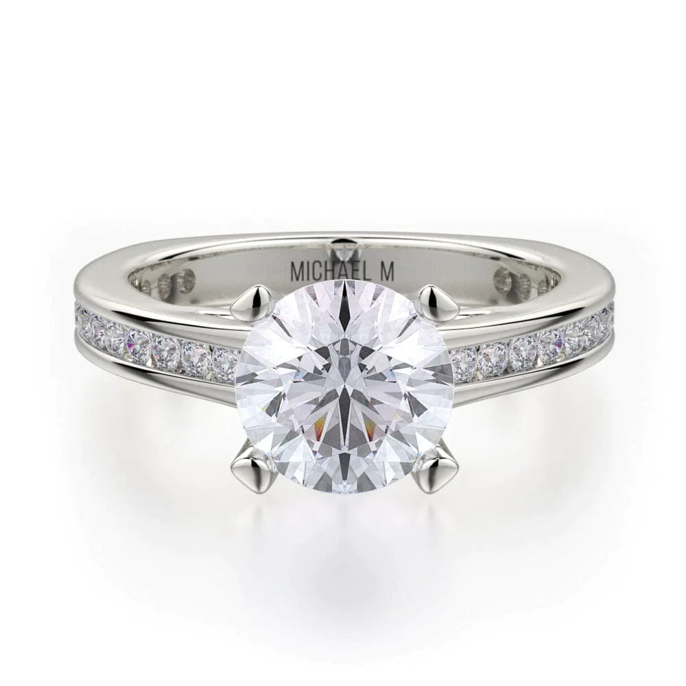 MICHAEL M Engagement Rings White Gold Strada R672-1.5 R672-1.5WG