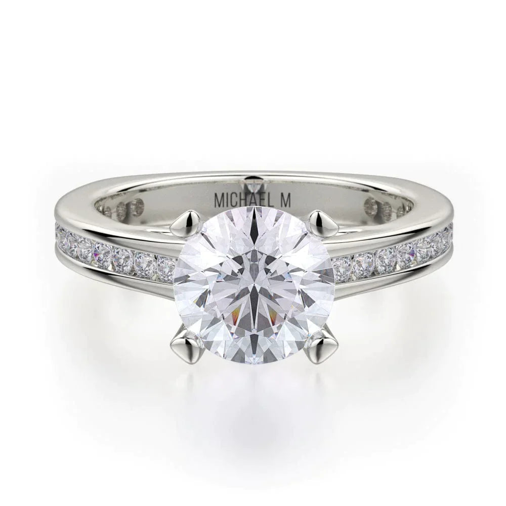 MICHAEL M Engagement Rings White Gold Strada R672-1.5 R672-1.5WG