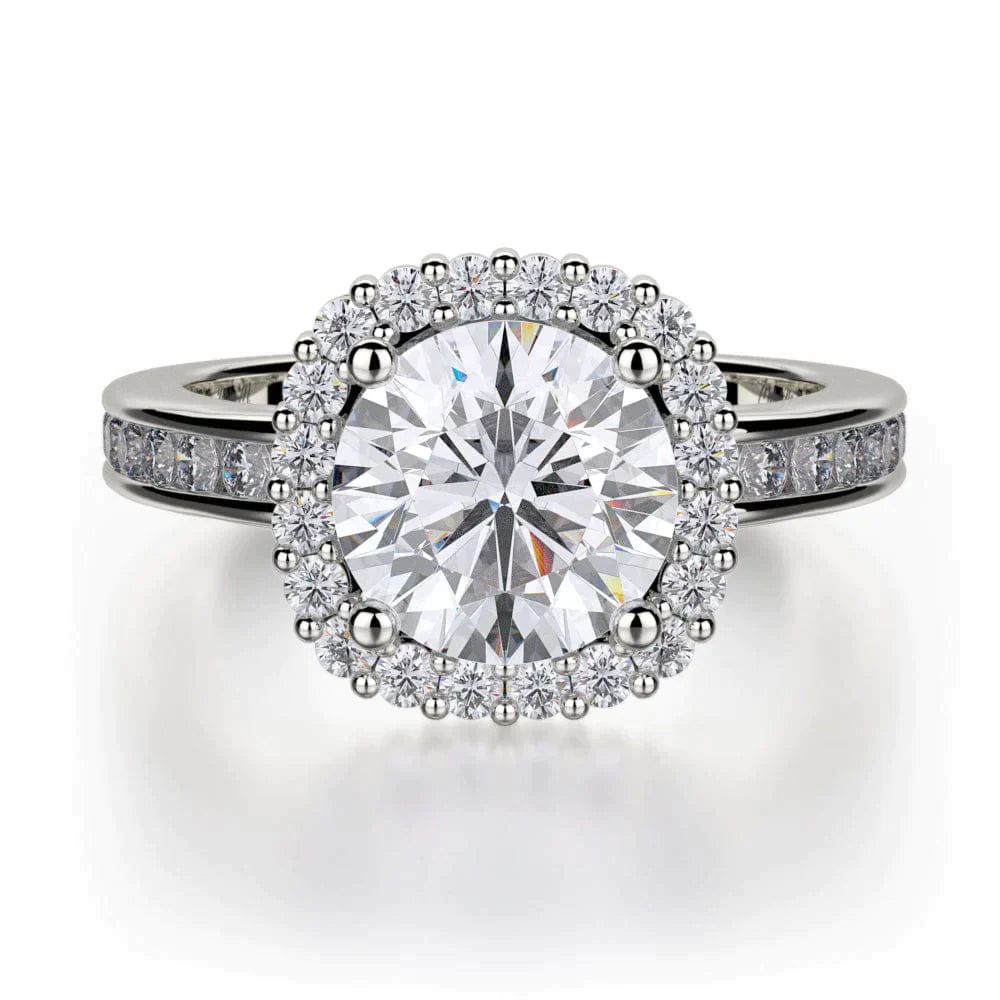 MICHAEL M Engagement Rings White Gold Strada R673-1.5 R673-1.5WG