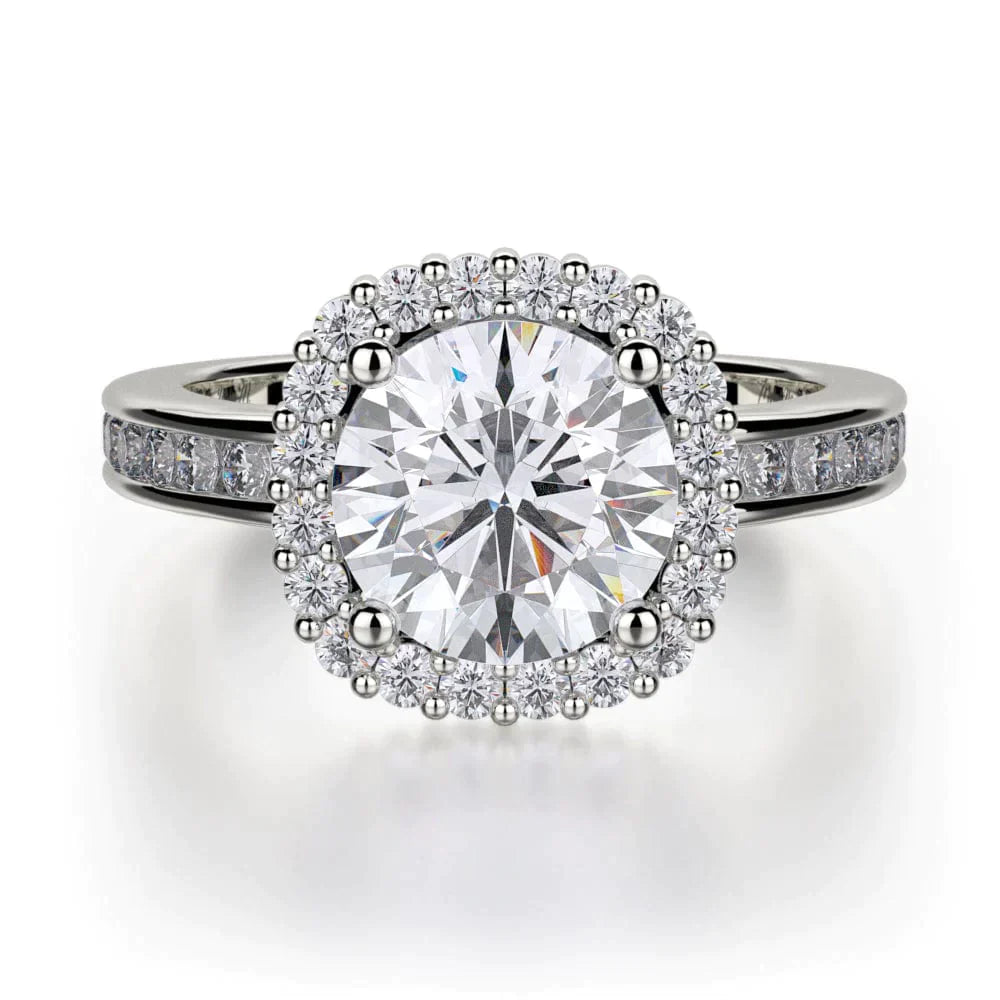MICHAEL M Engagement Rings White Gold Strada R673-1.5 R673-1.5WG