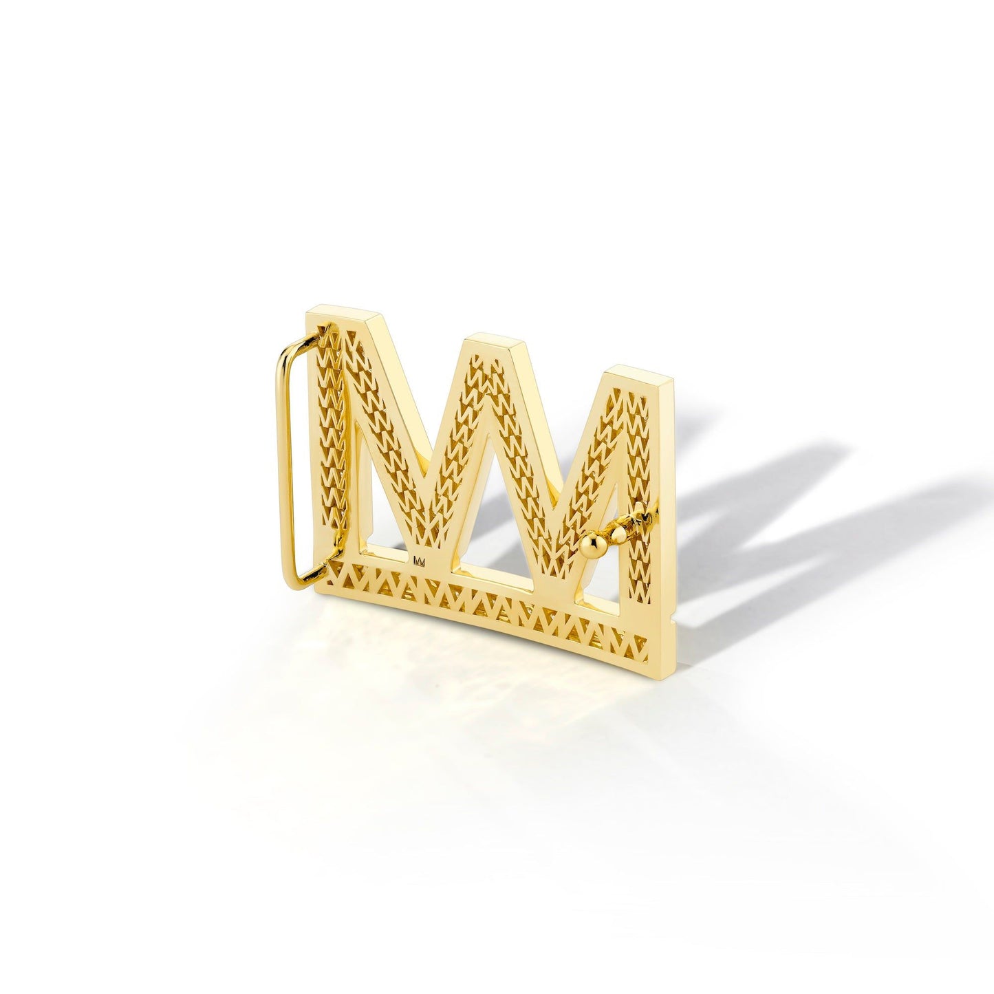 MICHAEL M Fashion Earrings Men's Michael M Logo Belt Buckle