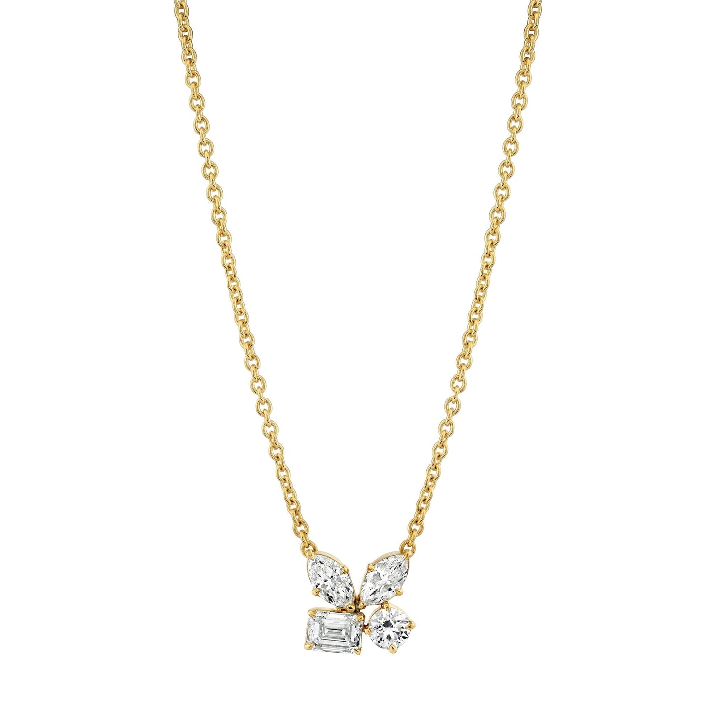 MICHAEL M Fashion Necklaces Montage Cluster Necklace