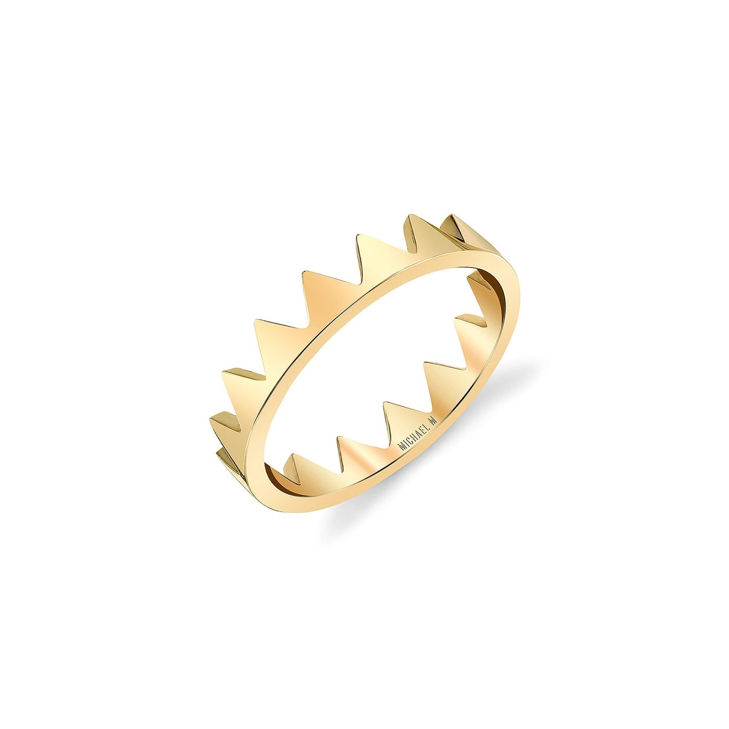 MICHAEL M Fashion Rings Mini Crown Ring