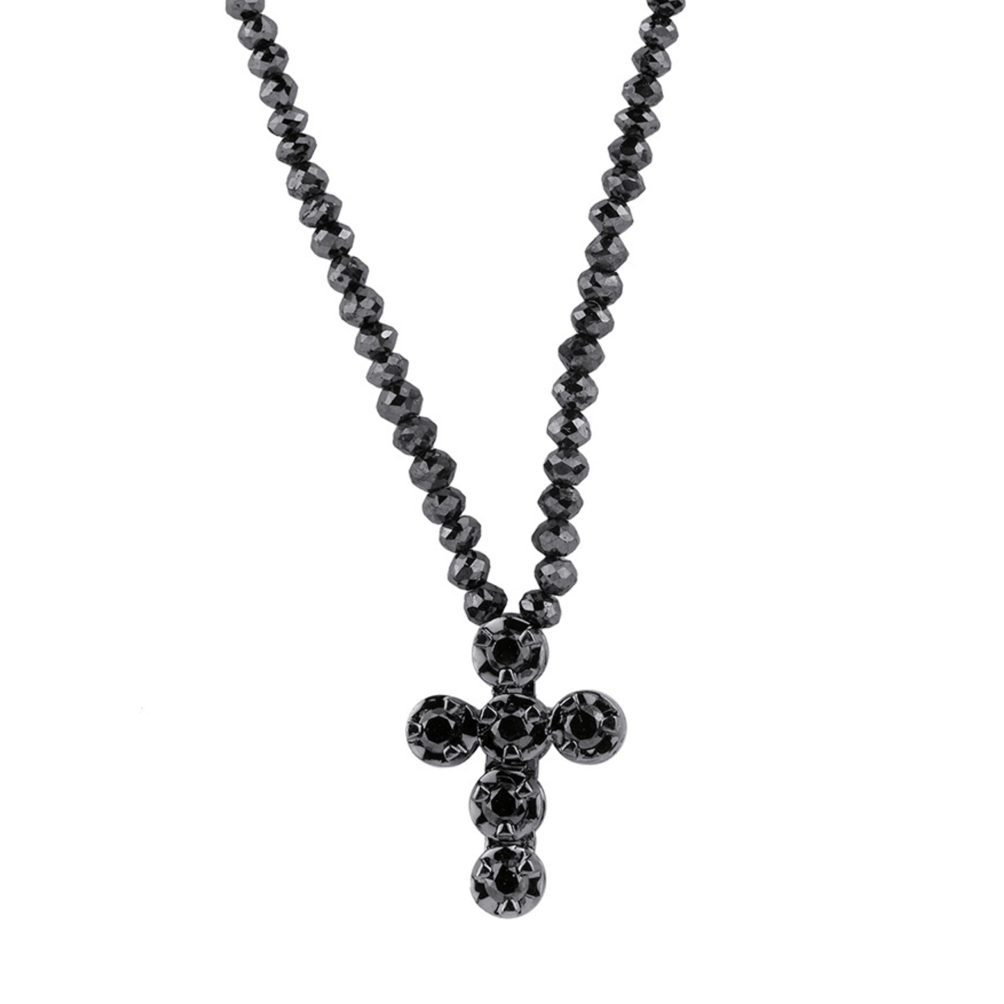 Black Diamond Cross and Necklace