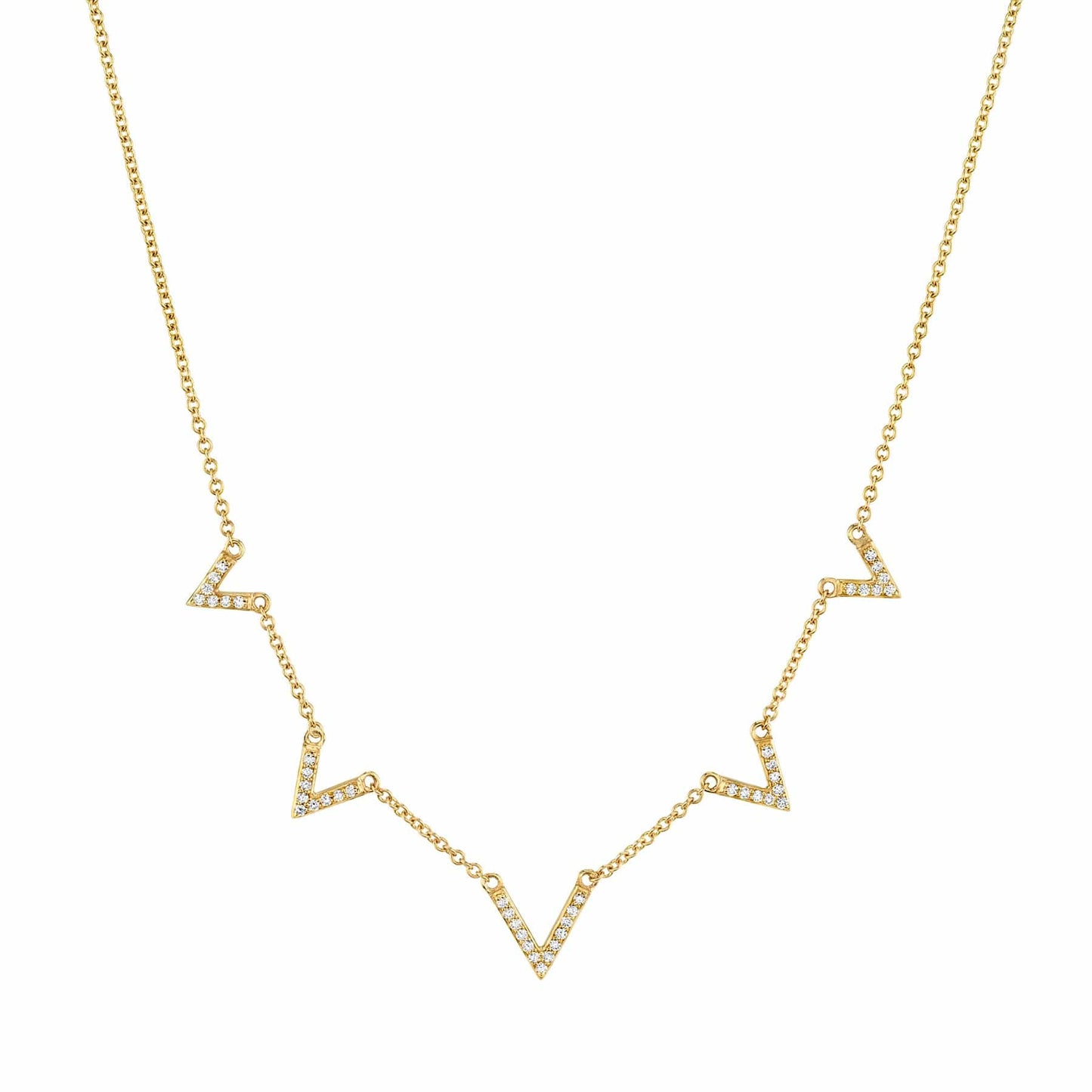 Diamond V Necklace