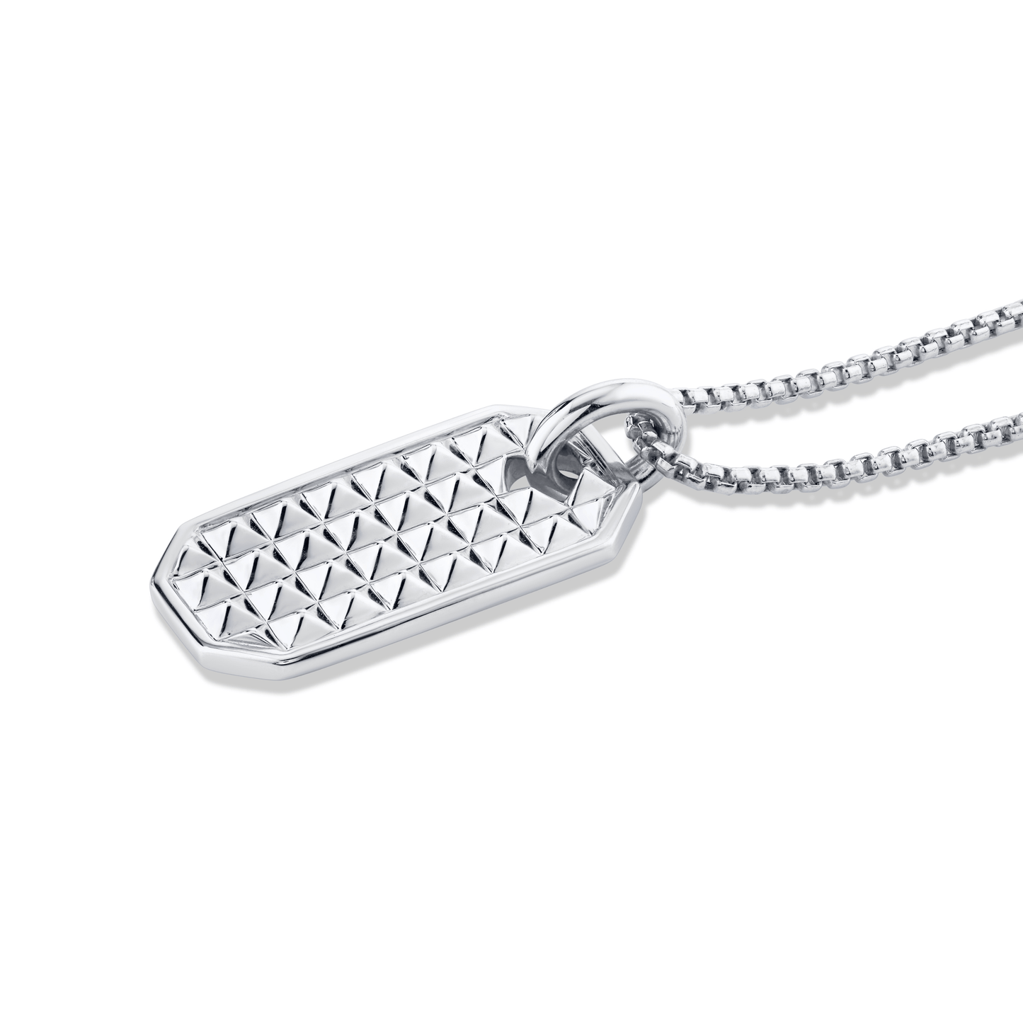 MICHAEL M Necklaces Men's Tetra Dog Tag