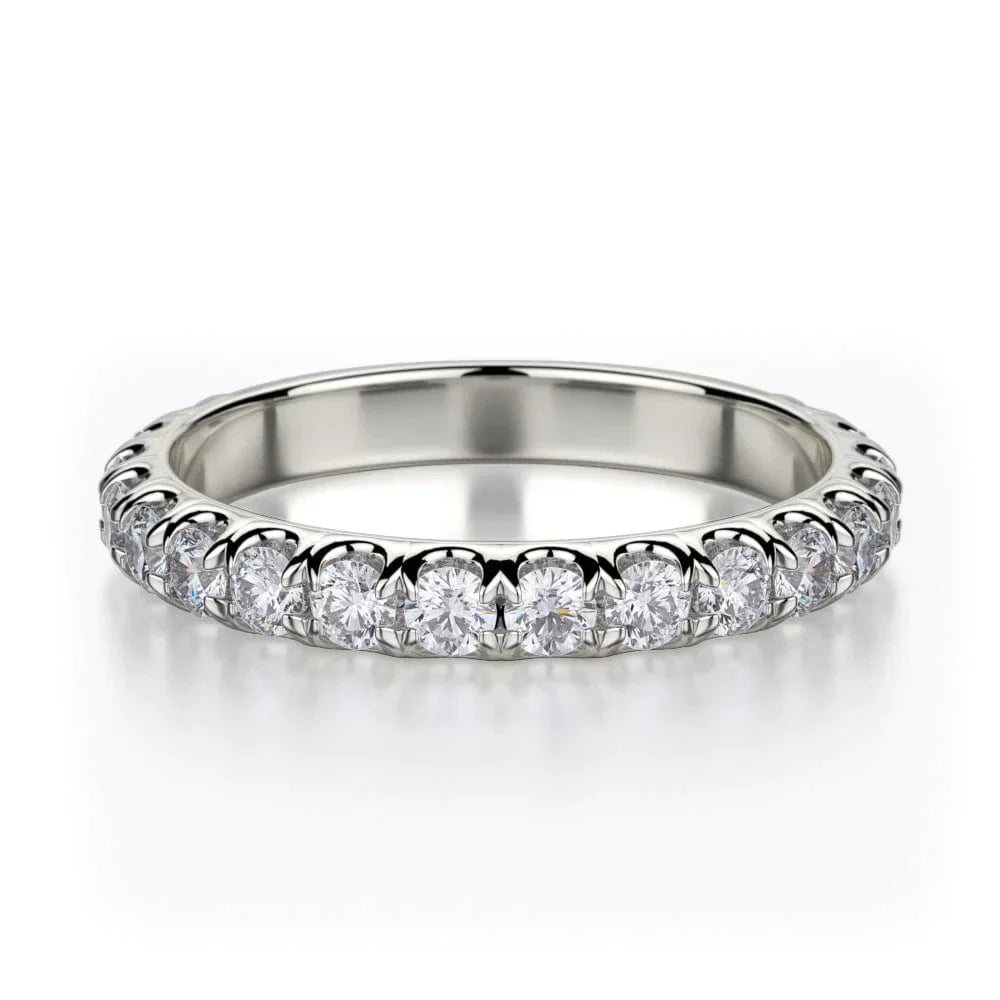 MICHAEL M Wedding Bands 18K White Gold Wedding band R320LB R320LBWG