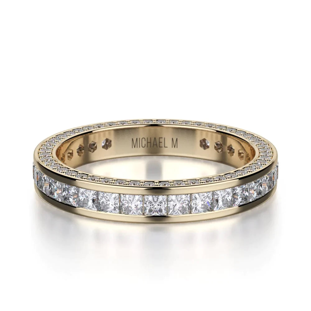 MICHAEL M Wedding Bands 18K Yellow Gold Wedding band R431BF