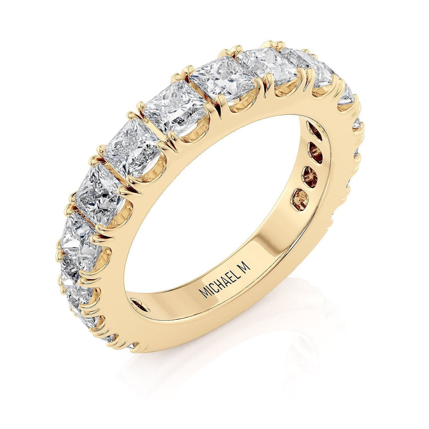 MICHAEL M Wedding Bands 18K Yellow Gold Wedding Band R813B