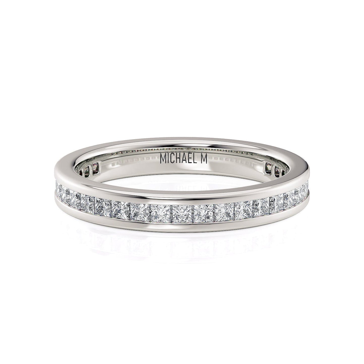Michael M Channel Wedding Band