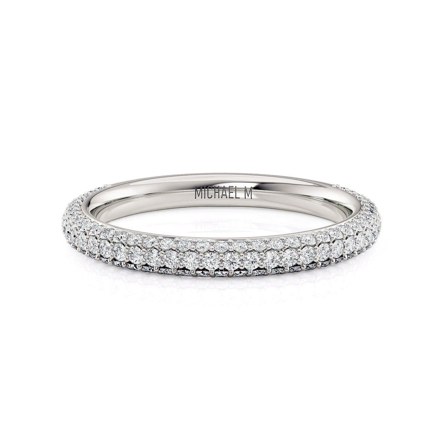 Michael M Pave Wedding Band