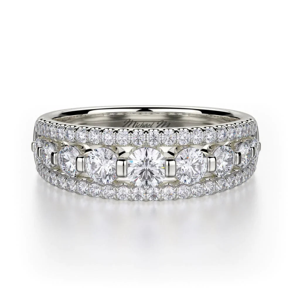 MICHAEL M Wedding Bands White Gold Wedding band R306B R306BWG
