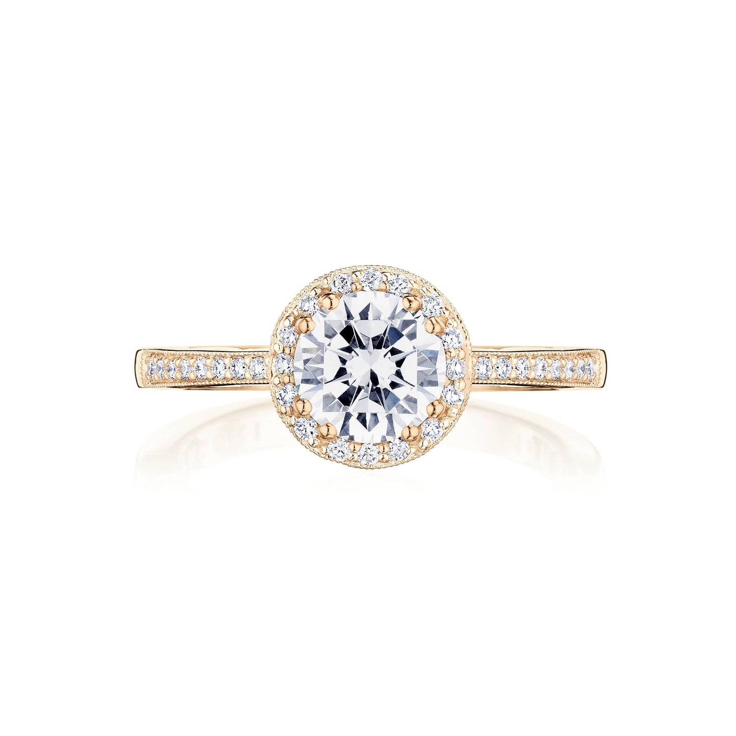Round Bloom Engagement Ring