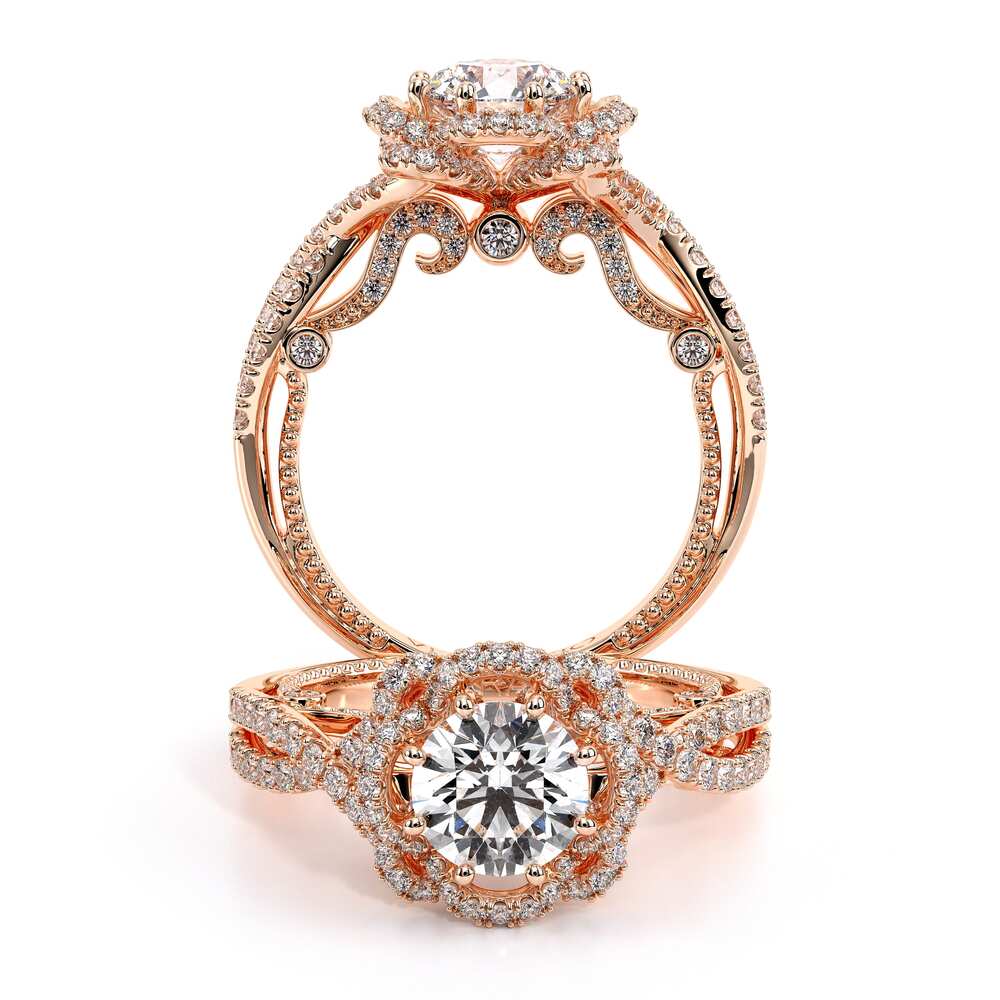 Verragio Halo Round Engagement Ring