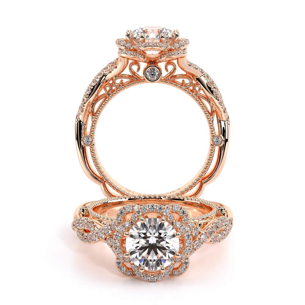 Verragio Halo Round Engagement Ring
