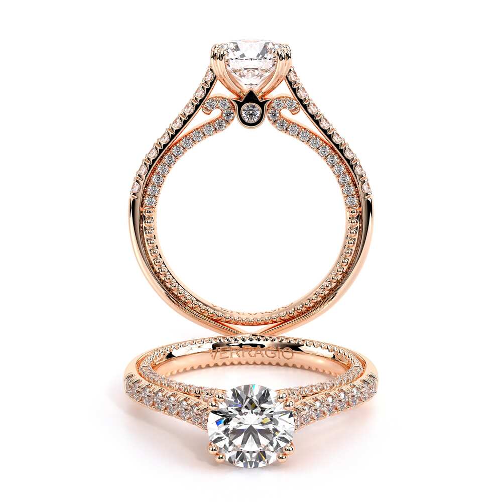 Verragio Pave Round Engagement Ring