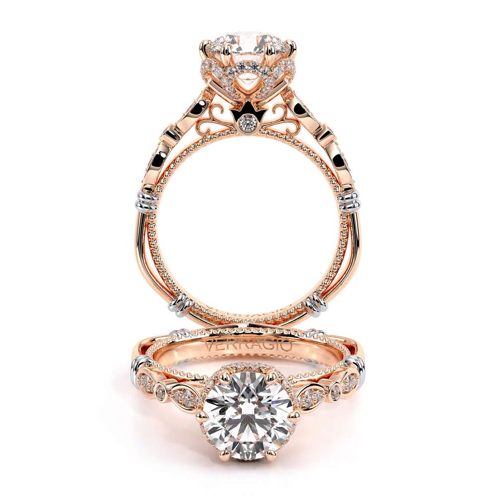 Verragio Halo Round Engagement Ring
