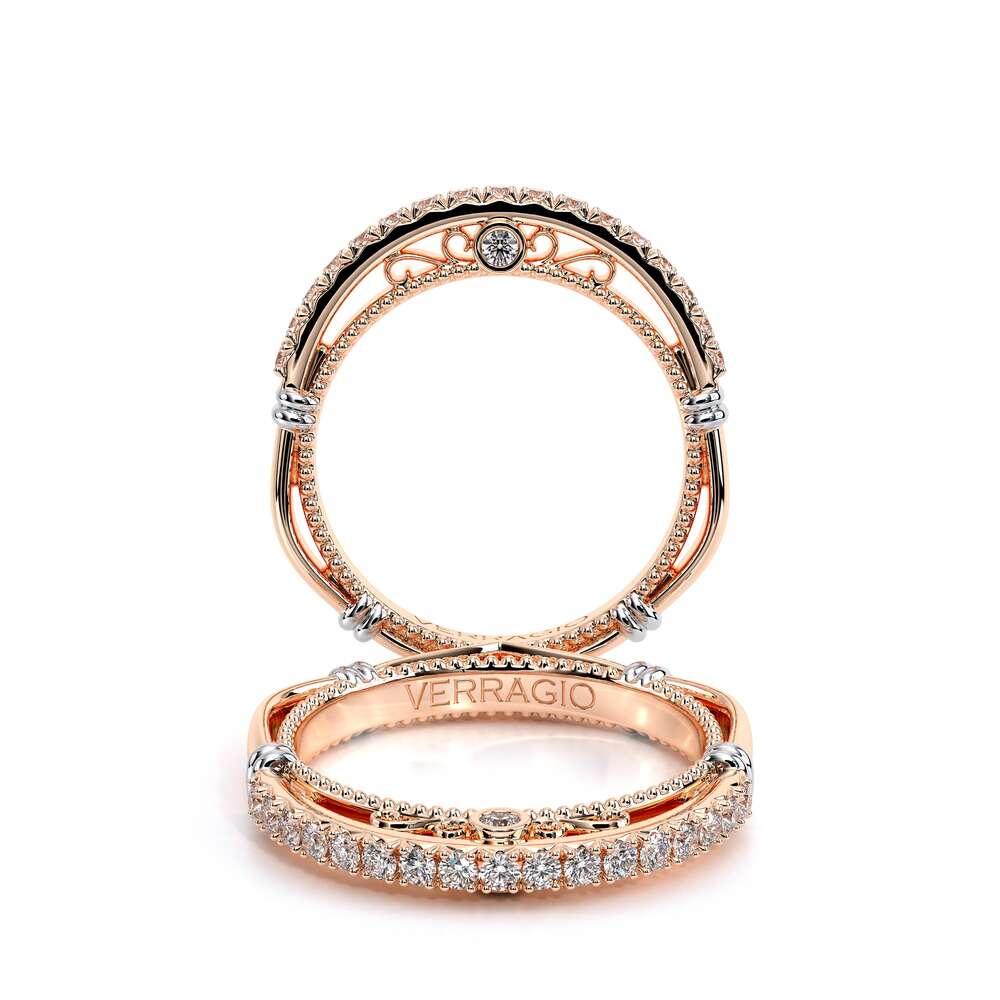 Verragio Halo Round Wedding Band
