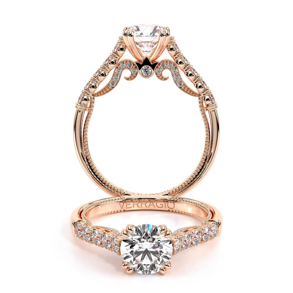 Verragio Pave Round Engagement Ring