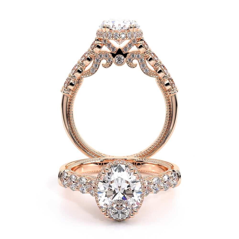 Verragio Pave Oval Engagement Ring