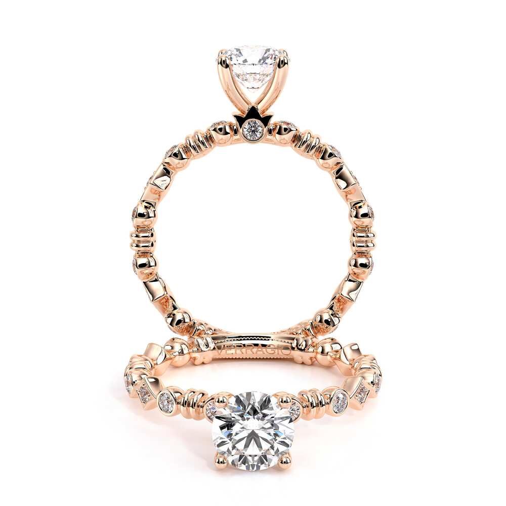 Verragio Pave Round Engagement Ring