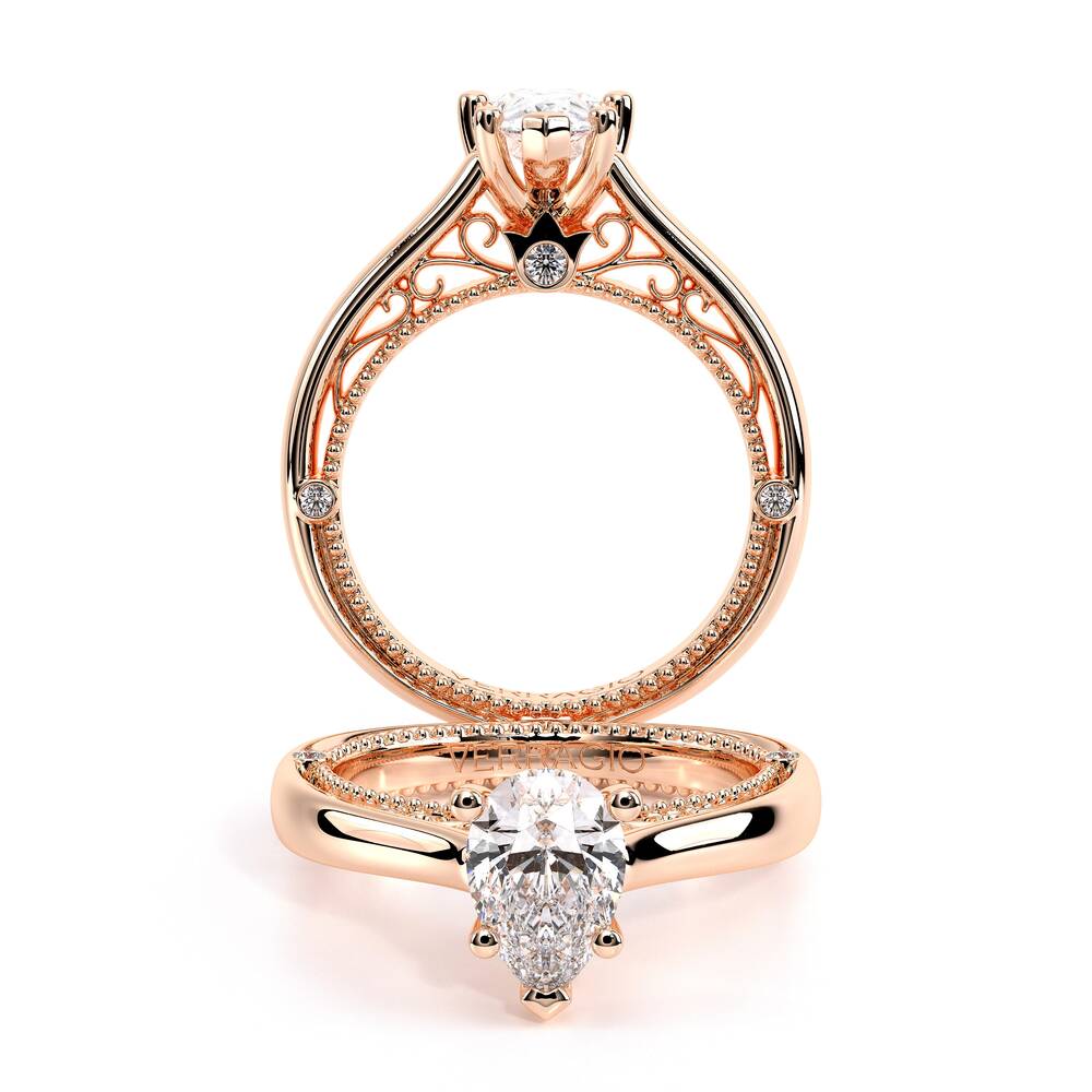 Verragio Solitaire Pear Engagement Ring