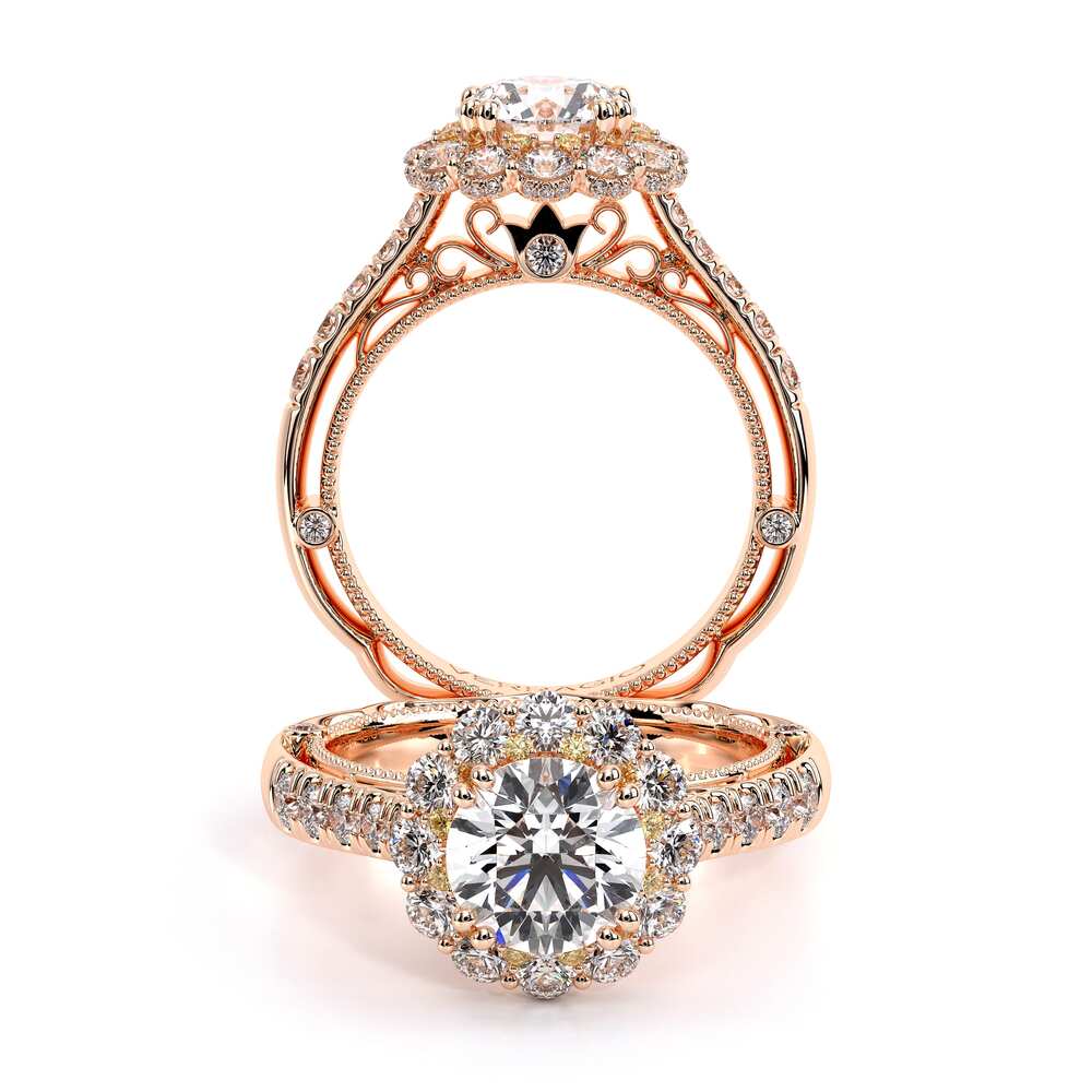 Verragio Halo Round Engagement Ring