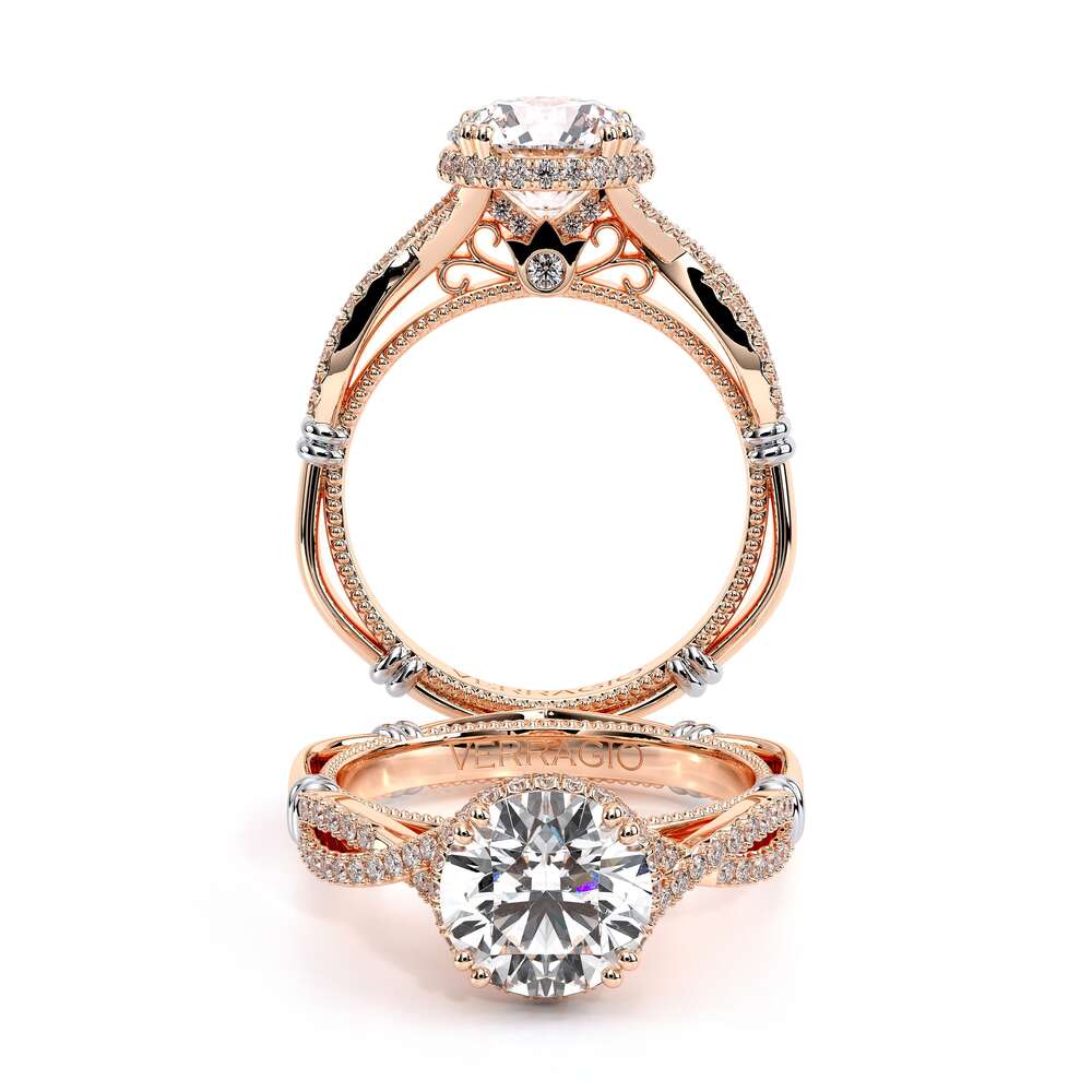 Verragio Halo Round Engagement Ring