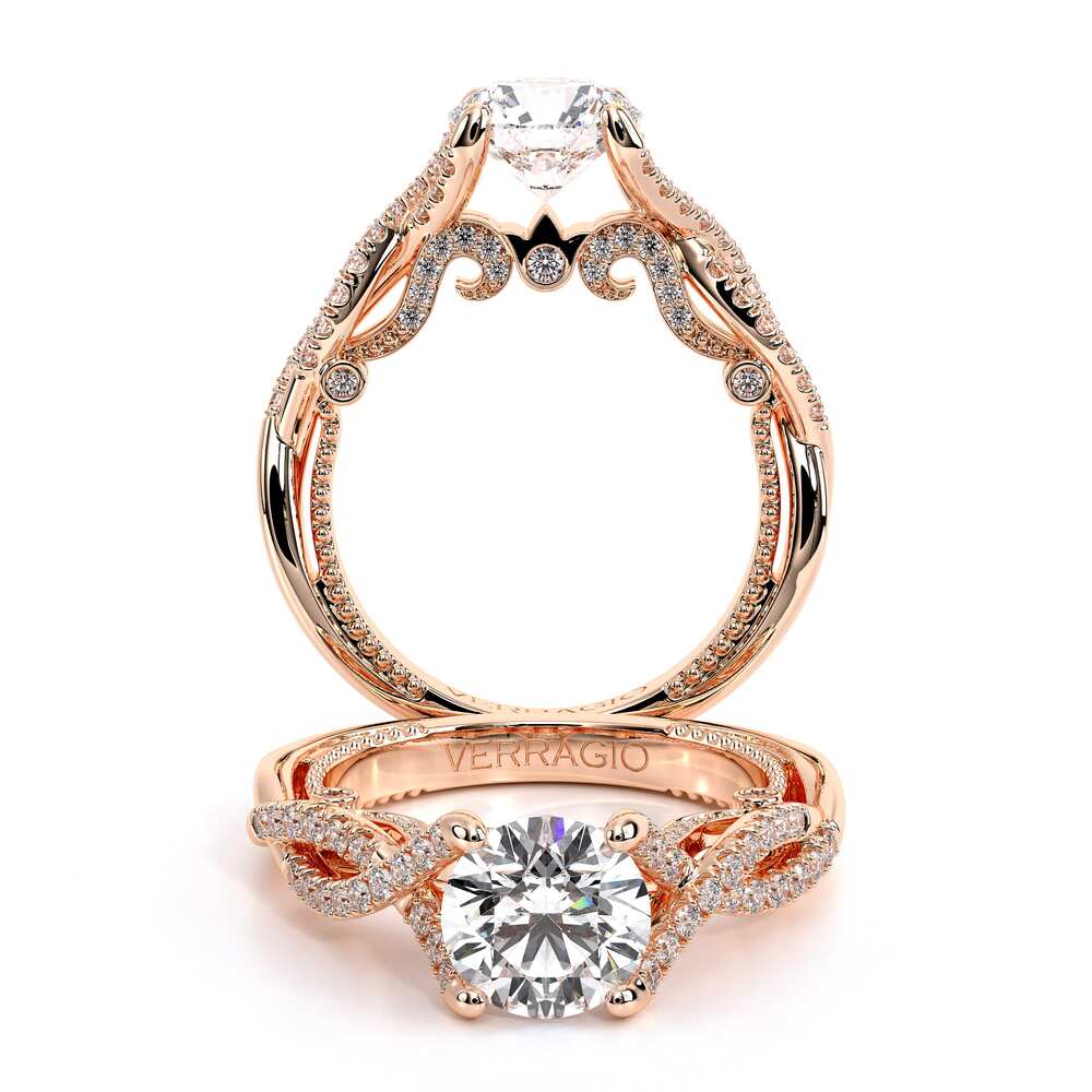 Verragio Pave Round Engagement Ring