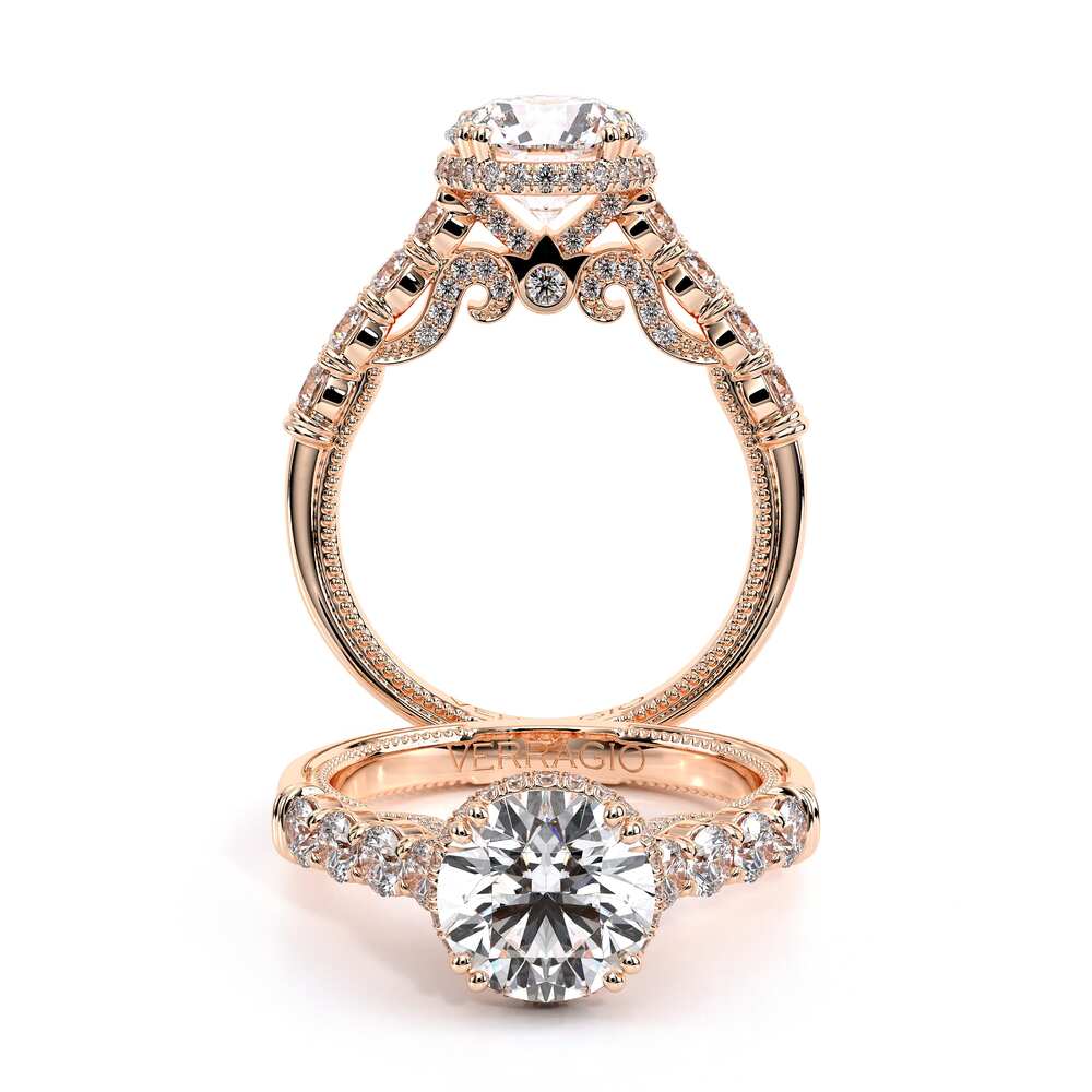 Verragio Halo Round Engagement Ring