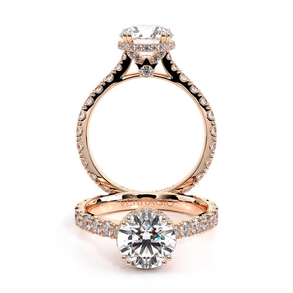 Verragio Halo Round Engagement Ring
