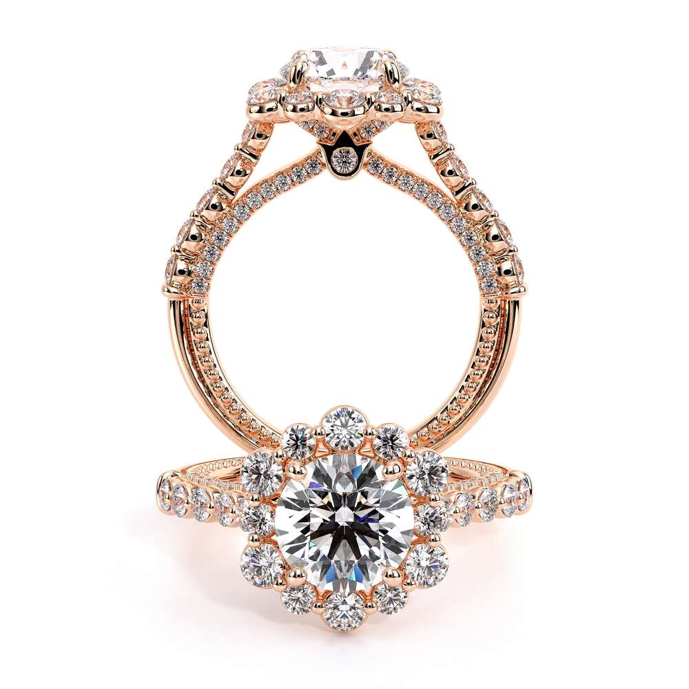 Verragio Halo Round Engagement Ring