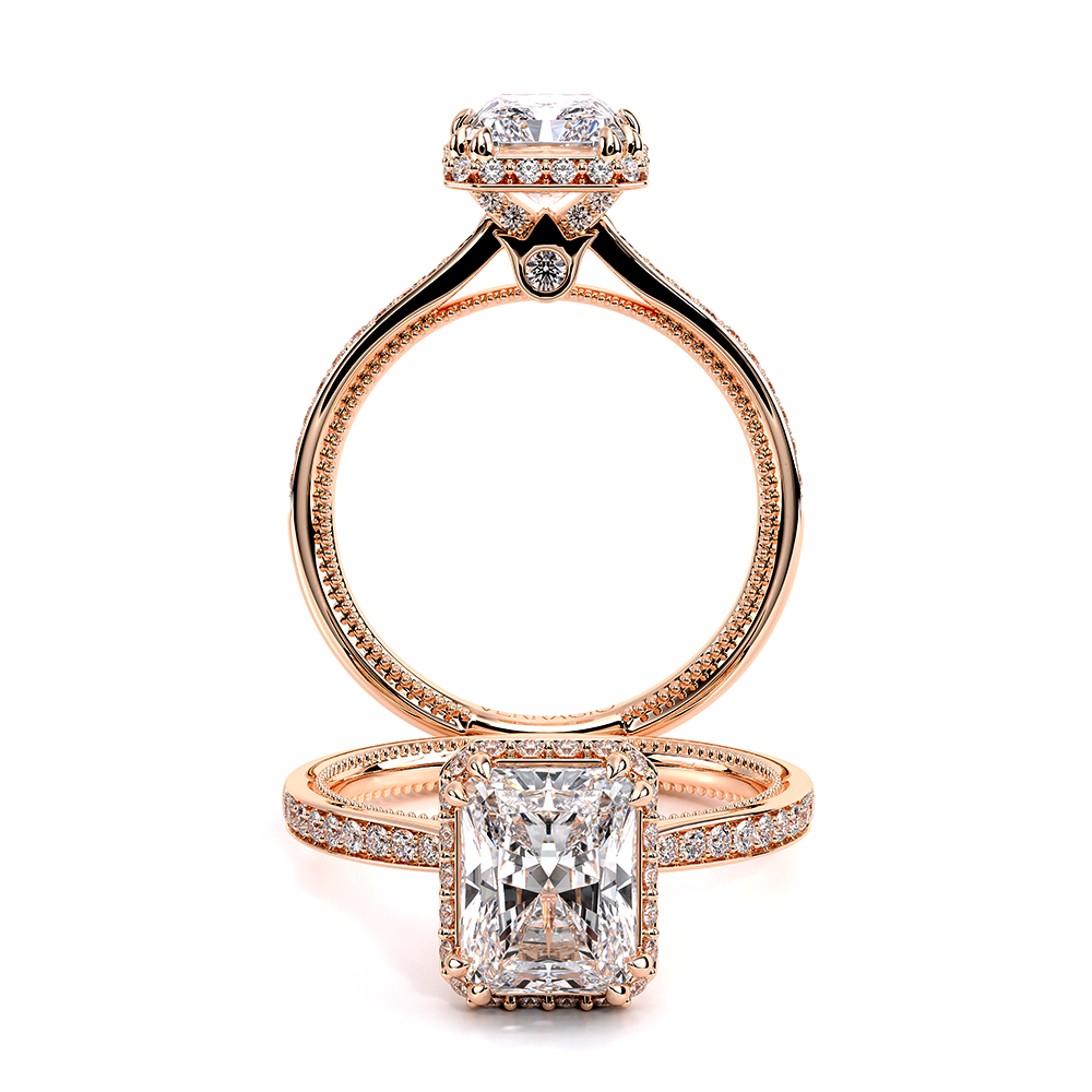 Verragio Solitaire Emerald Engagement Ring