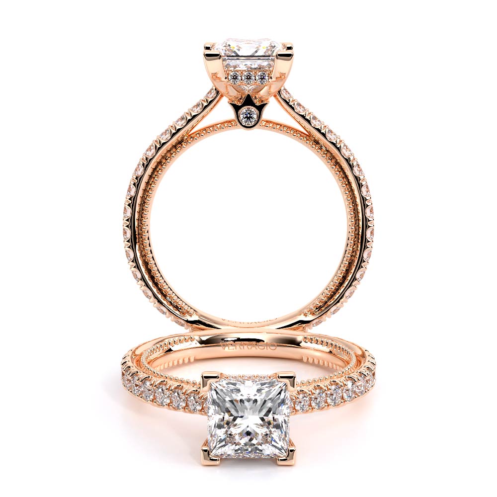 Verragio Pave Princess Engagement Ring
