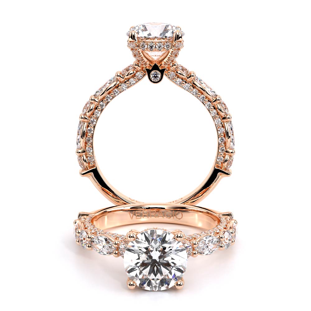 Verragio Pave Round Engagement Ring