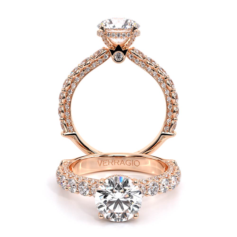 Verragio Pave Round Engagement Ring