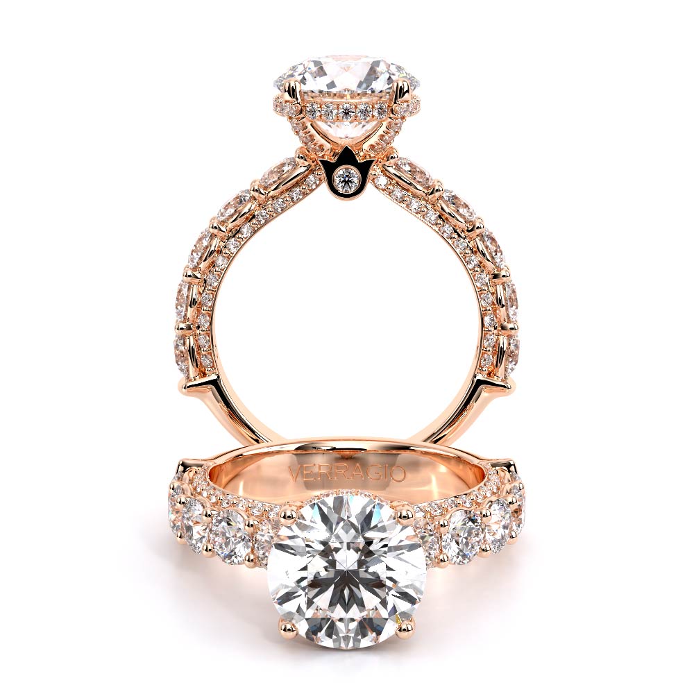 Verragio Pave Round Engagement Ring