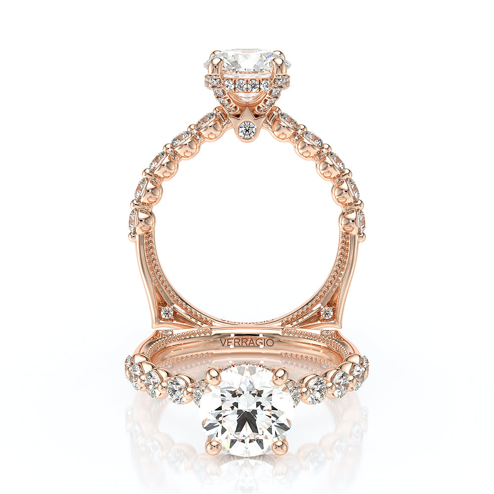 Verragio Halo Round Engagement Ring