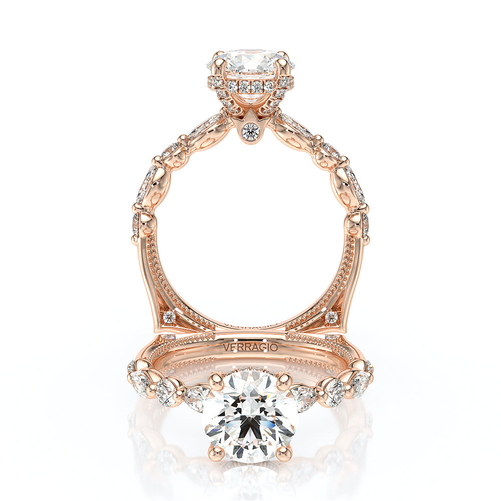 Verragio Halo Round Engagement Ring