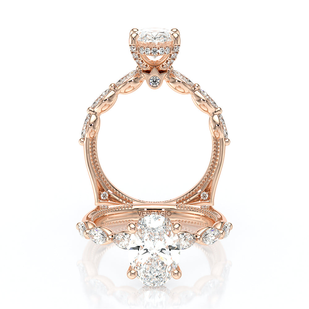 Verragio Halo Oval Engagement Ring