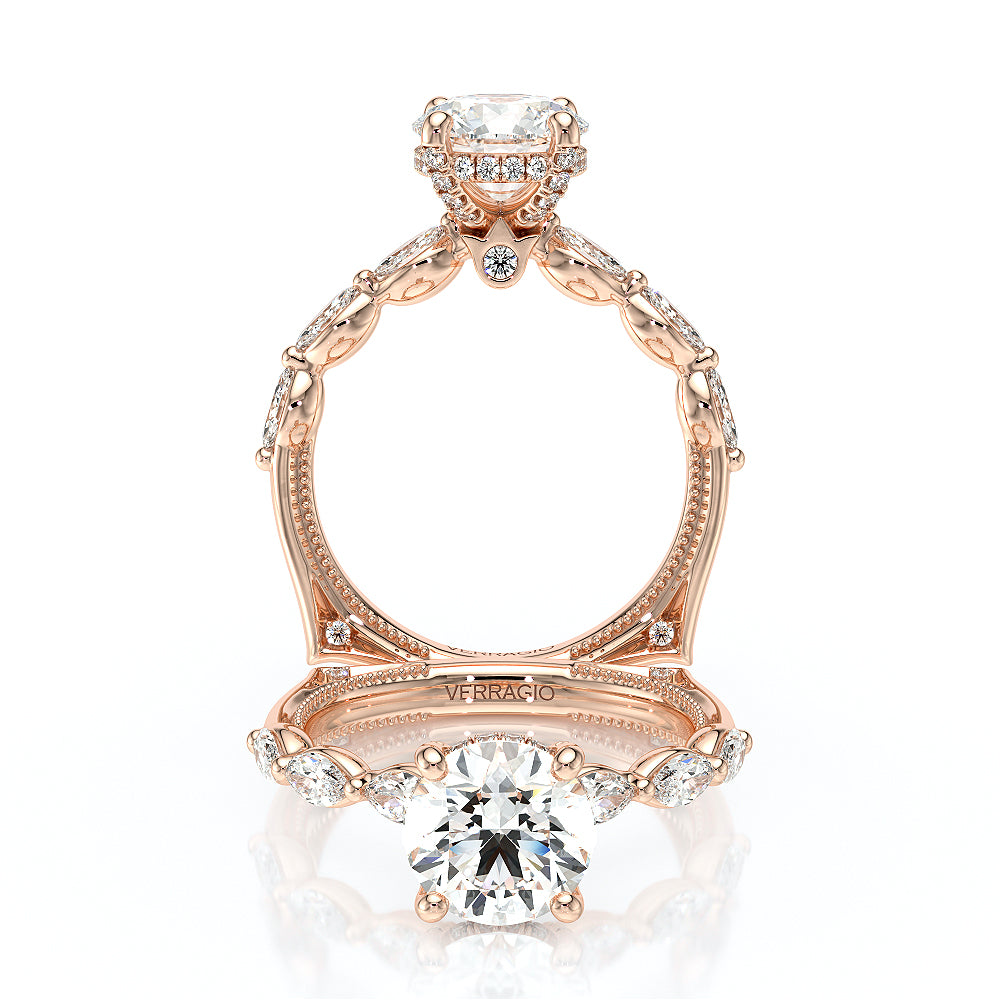 Verragio Halo Round Engagement Ring